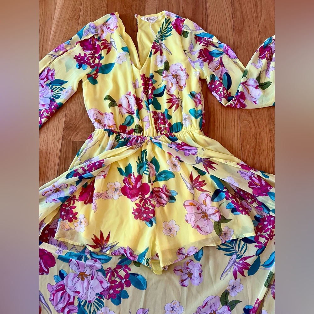 Peach Love California Romper / Maxi Dress